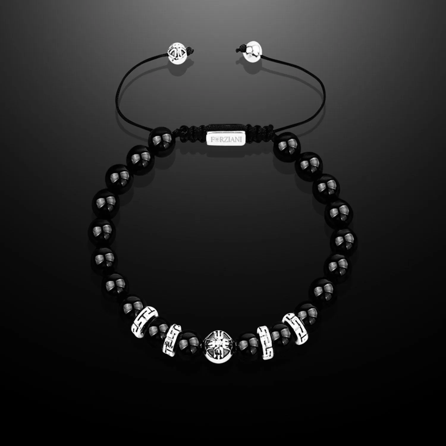 Equinox Men’s Beaded Bracelet Black Onyx, 8mm