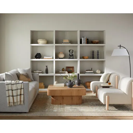 Essential Elegance 16H x 40W x 40D Modern Coffee Table