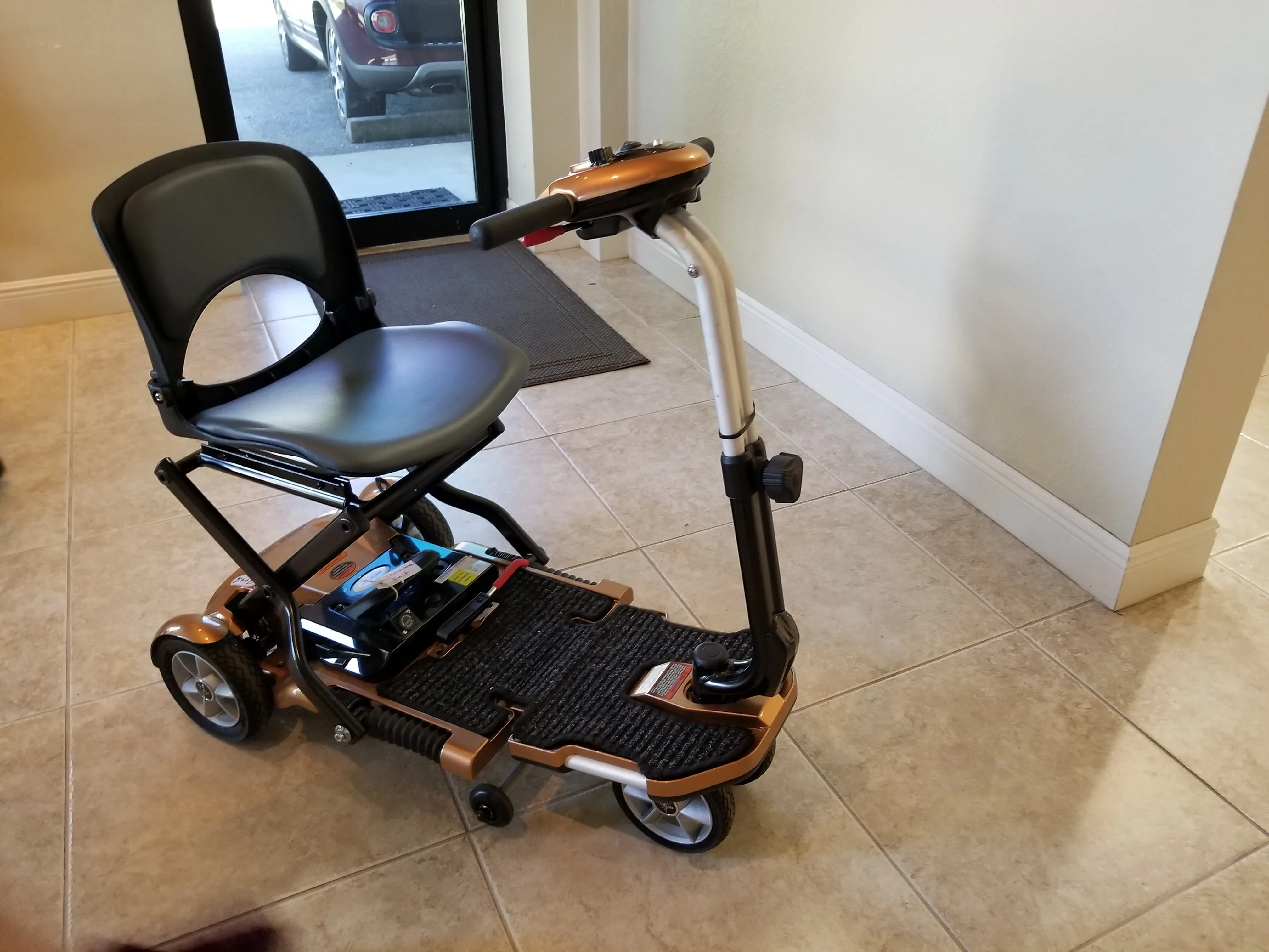 EV Rider Transport Plus Folding Mobility Scooter - from DT Scooters