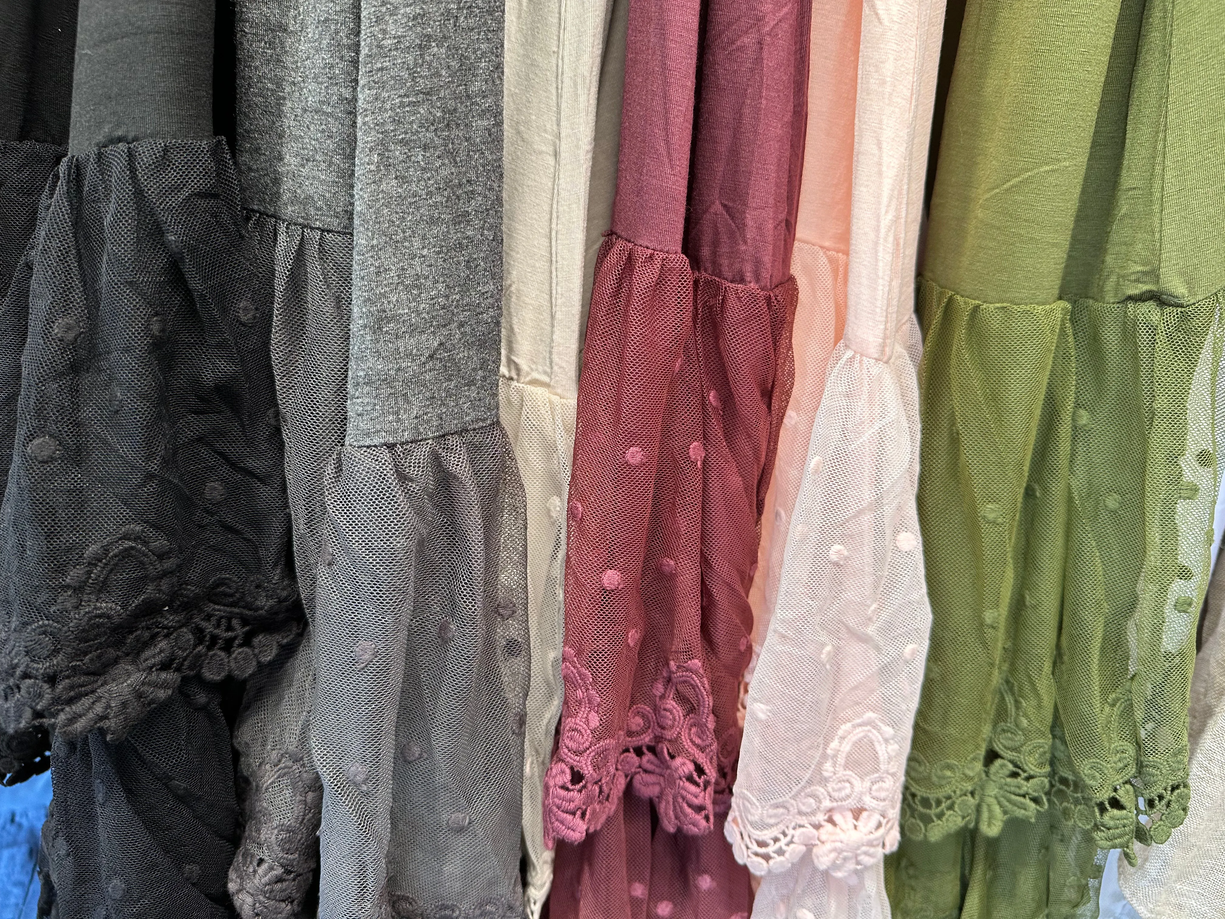 Evangeline frill lace slip