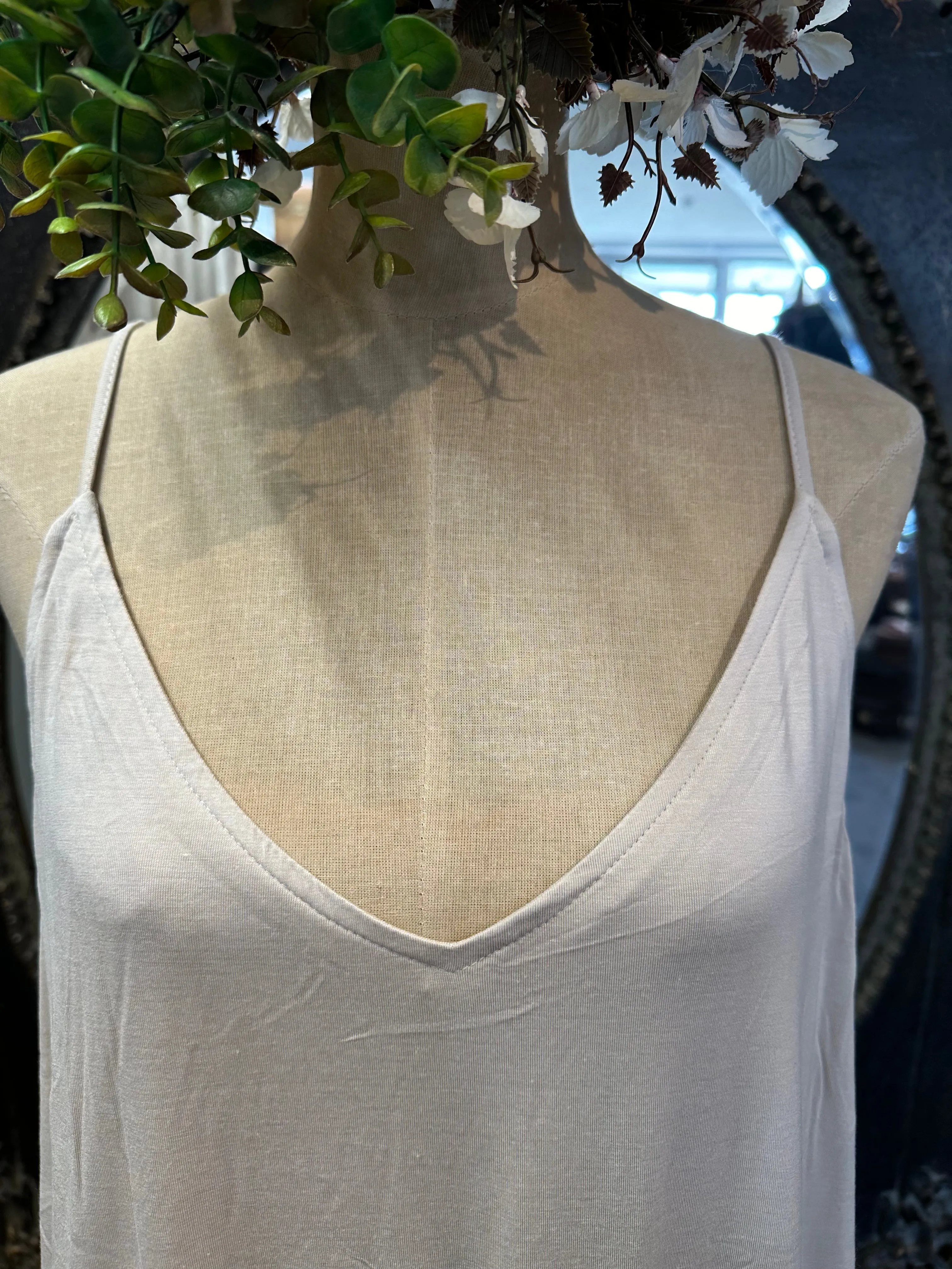 Evangeline frill lace slip