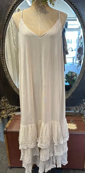 Evangeline frill lace slip