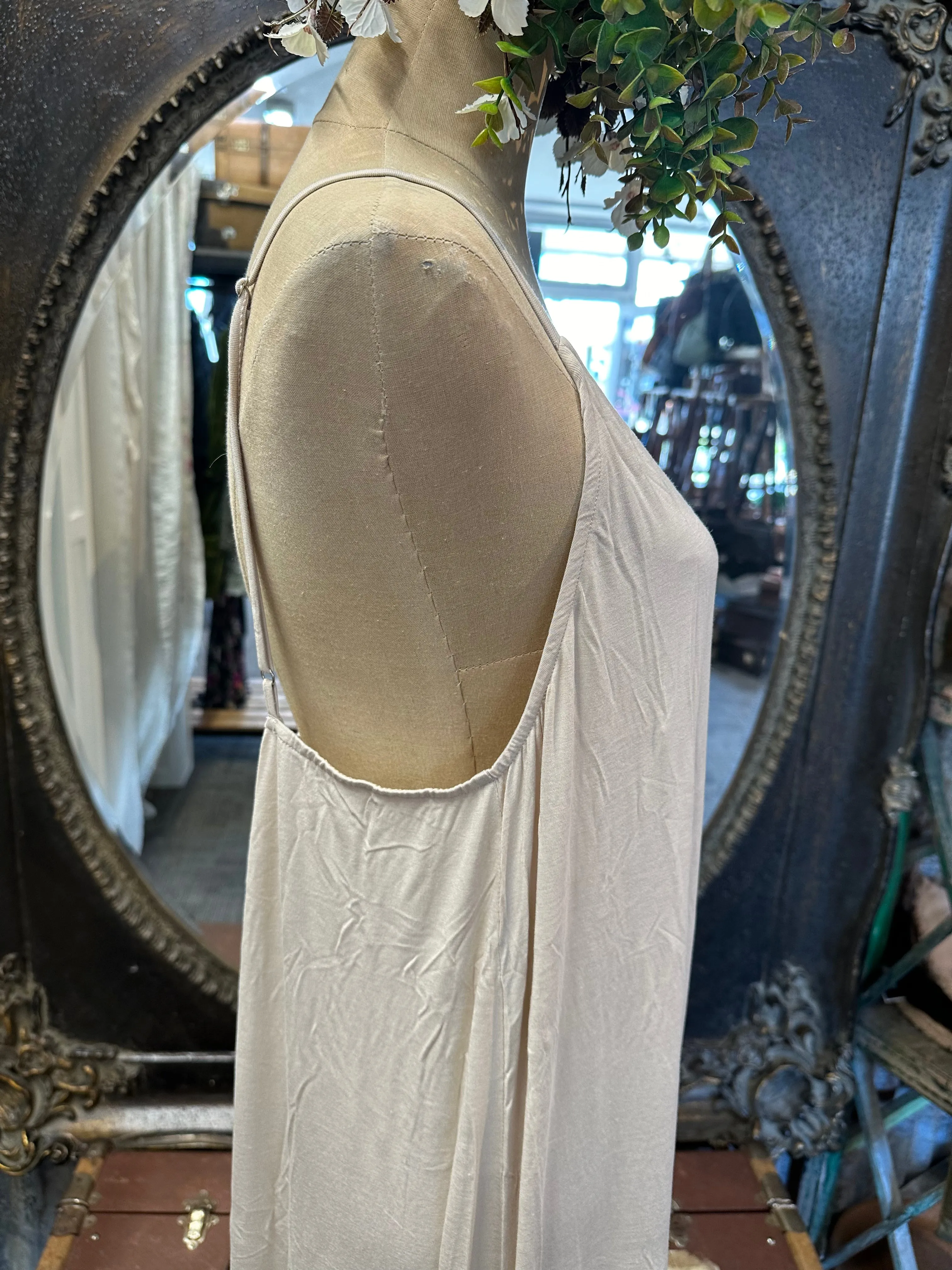 Evangeline frill lace slip