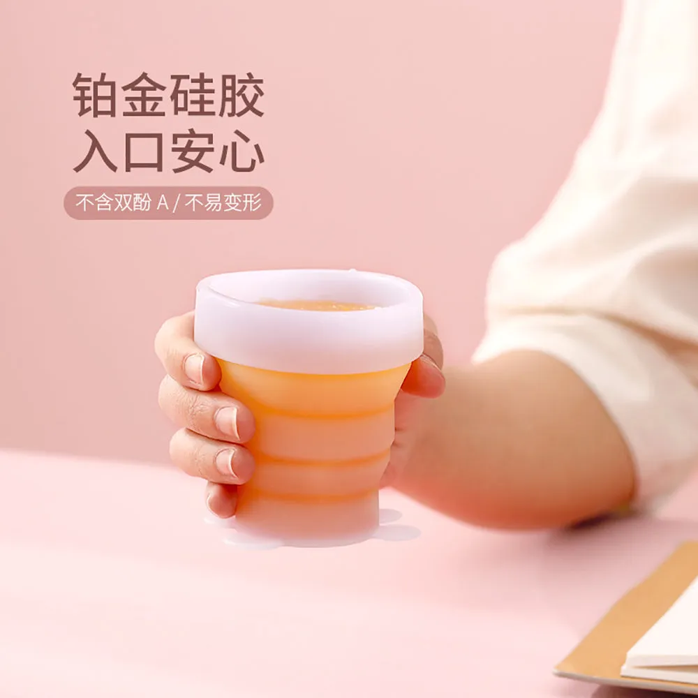 FaSoLa Travel Foldable Silicone Cup - Baby Pink Classic