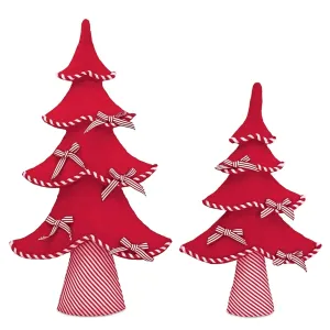 Felt Wool Pine Tree Decor (Set of 2)