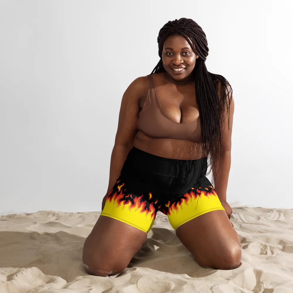 FIRE ELEMENT YOGA SHORTS