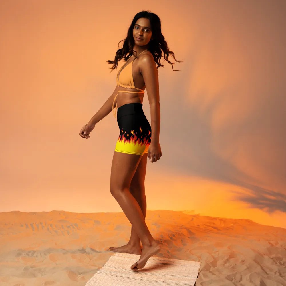 FIRE ELEMENT YOGA SHORTS