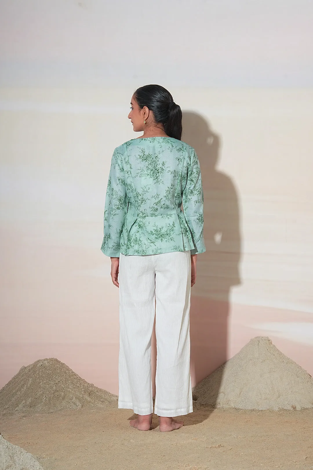 Floral Fraze Peplum Top