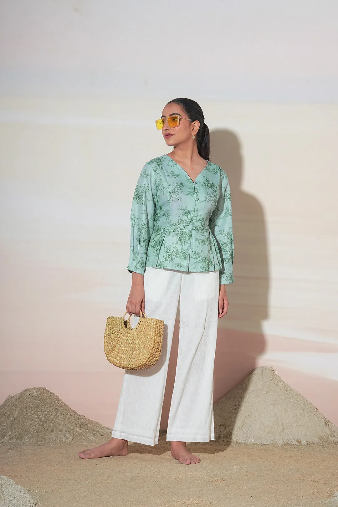 Floral Fraze Peplum Top