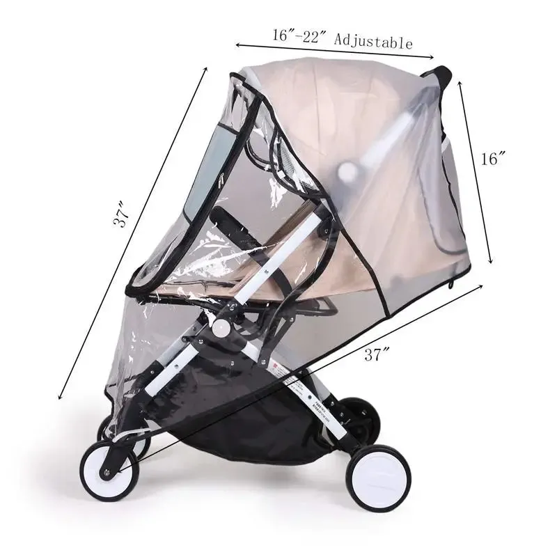 Foldable Outdoor Pet Stroller Rain Cover