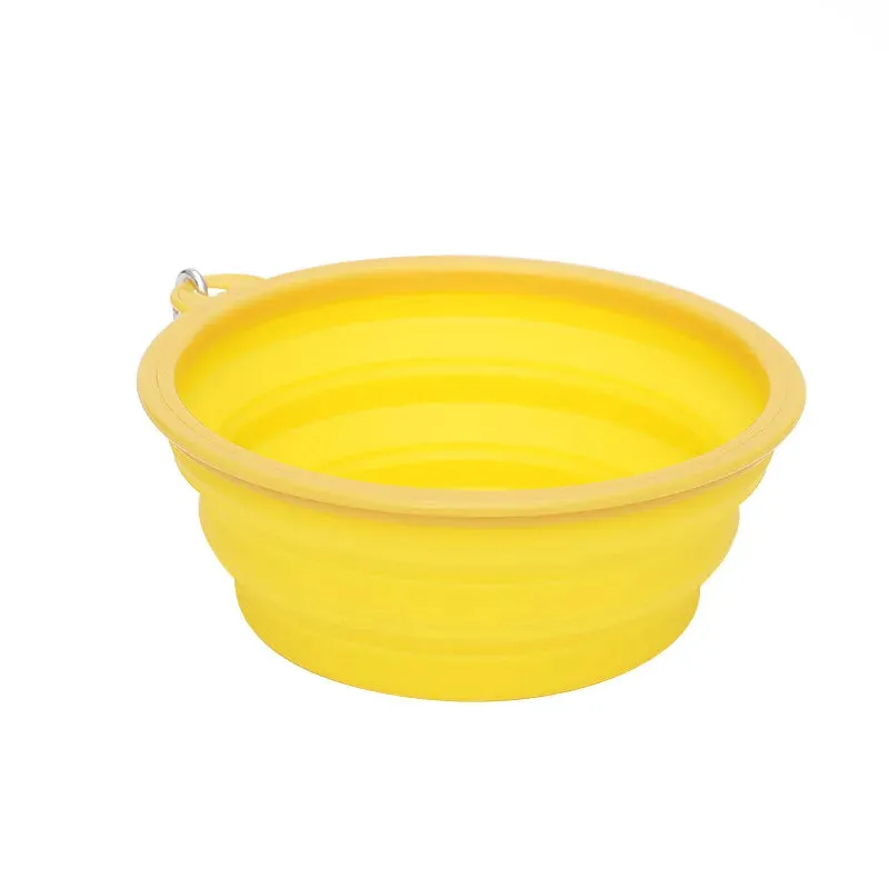 Foldable Silicone Pet Travel Bowl