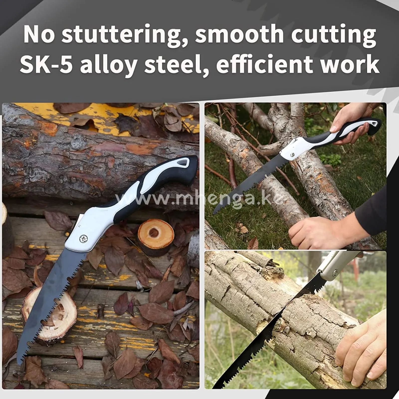 Folding Hand Saw For Camping Garden Pruning Compact Design Hand Saw 10 Inches Long With Two Replaceable Blades Hard Tooth Saw