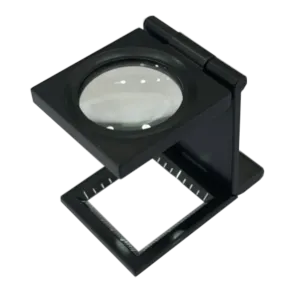 Folding Magnifying Sewing Thread Counter Linen Tester 1" x 1"