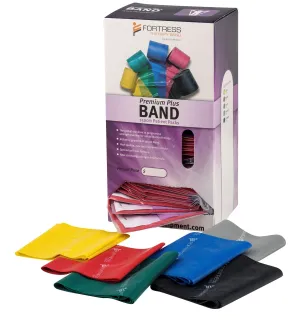 Fortress Rainbow Premium Plus Dispenser - Resistance Band Packs - Box of 30