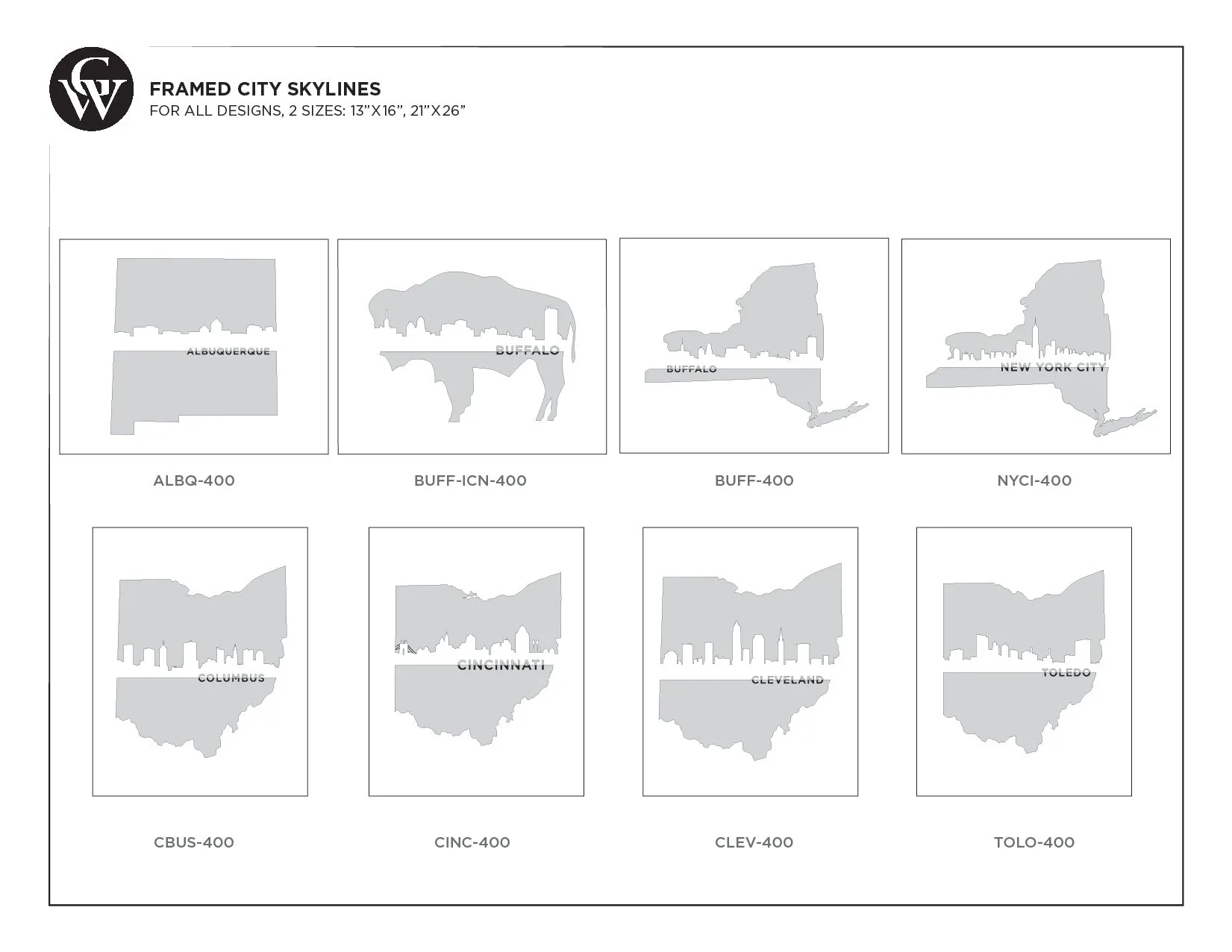 Framed City Skylines