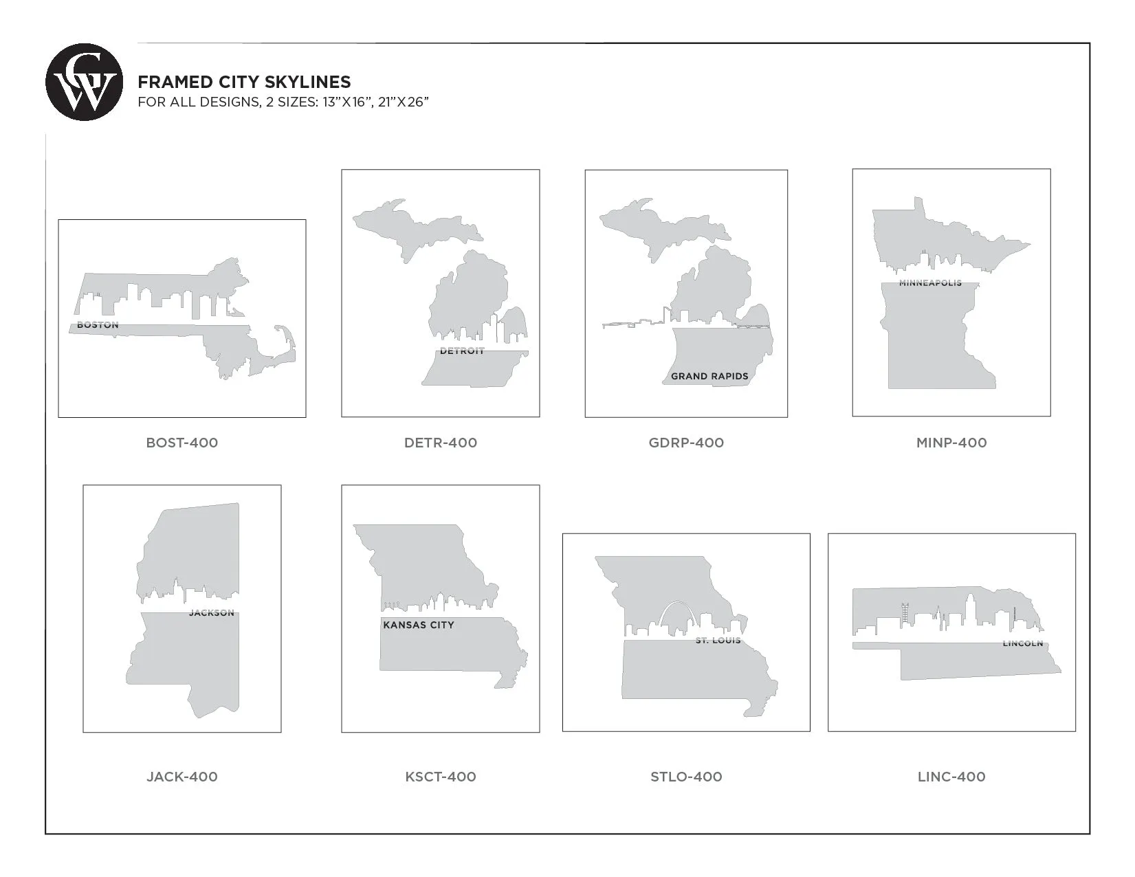 Framed City Skylines
