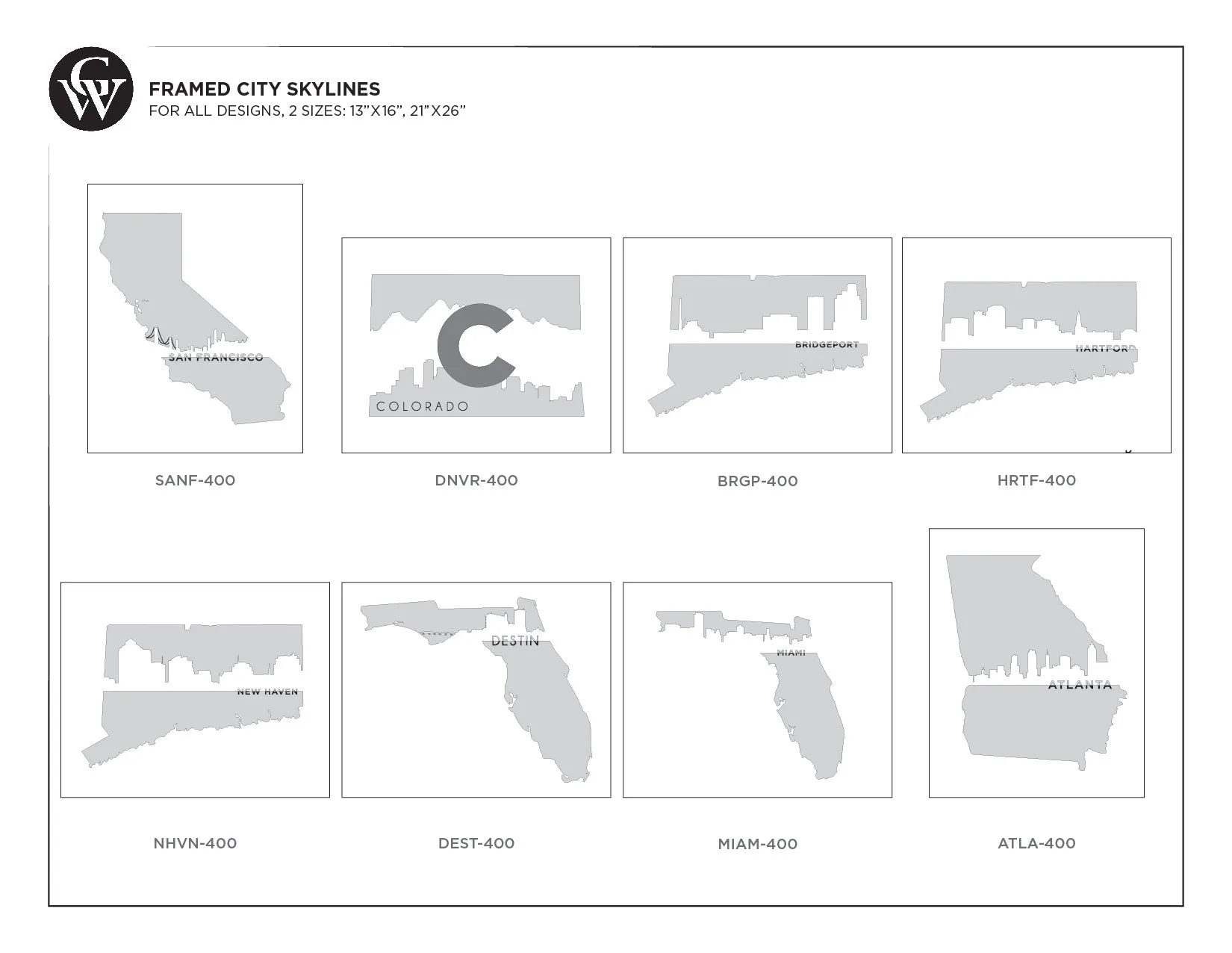 Framed City Skylines