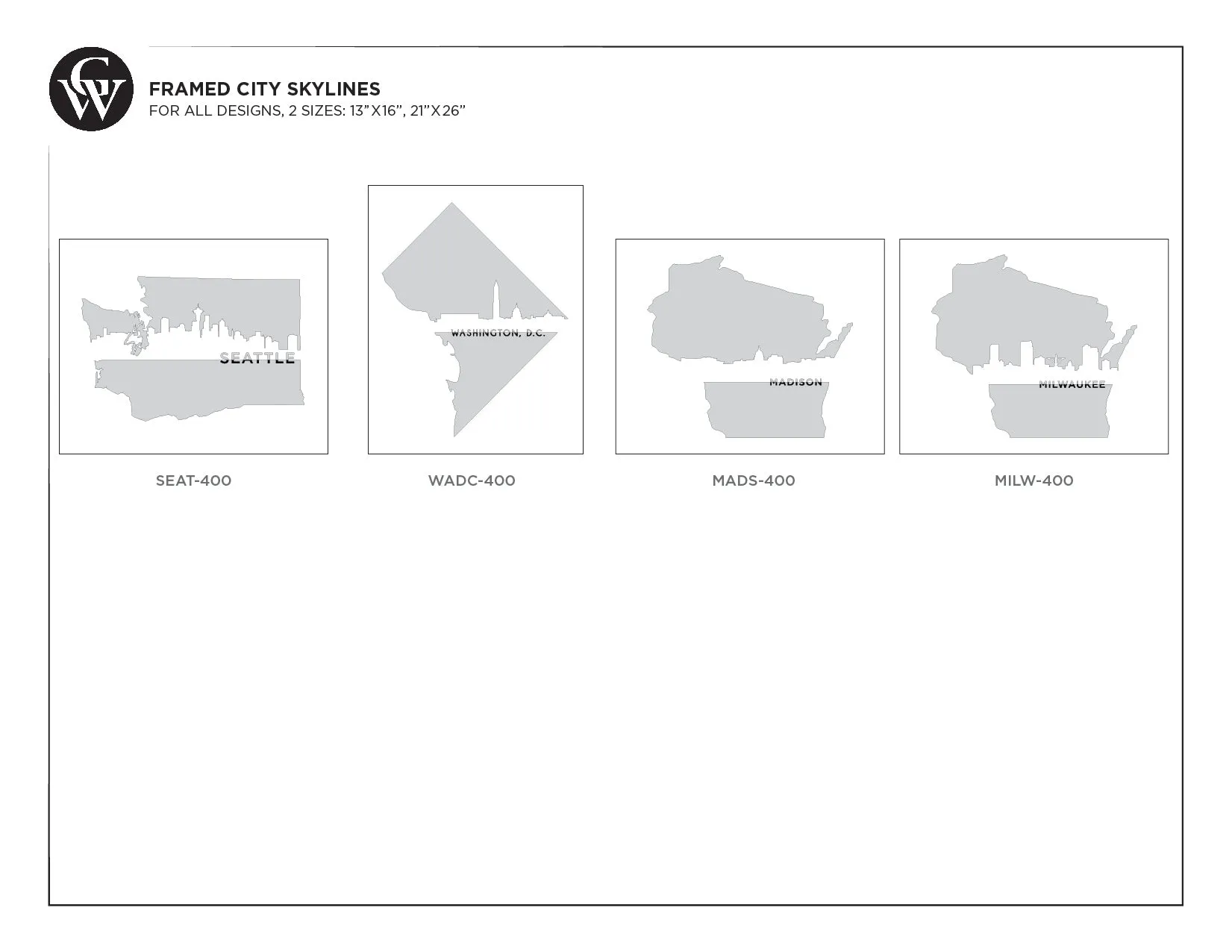 Framed City Skylines