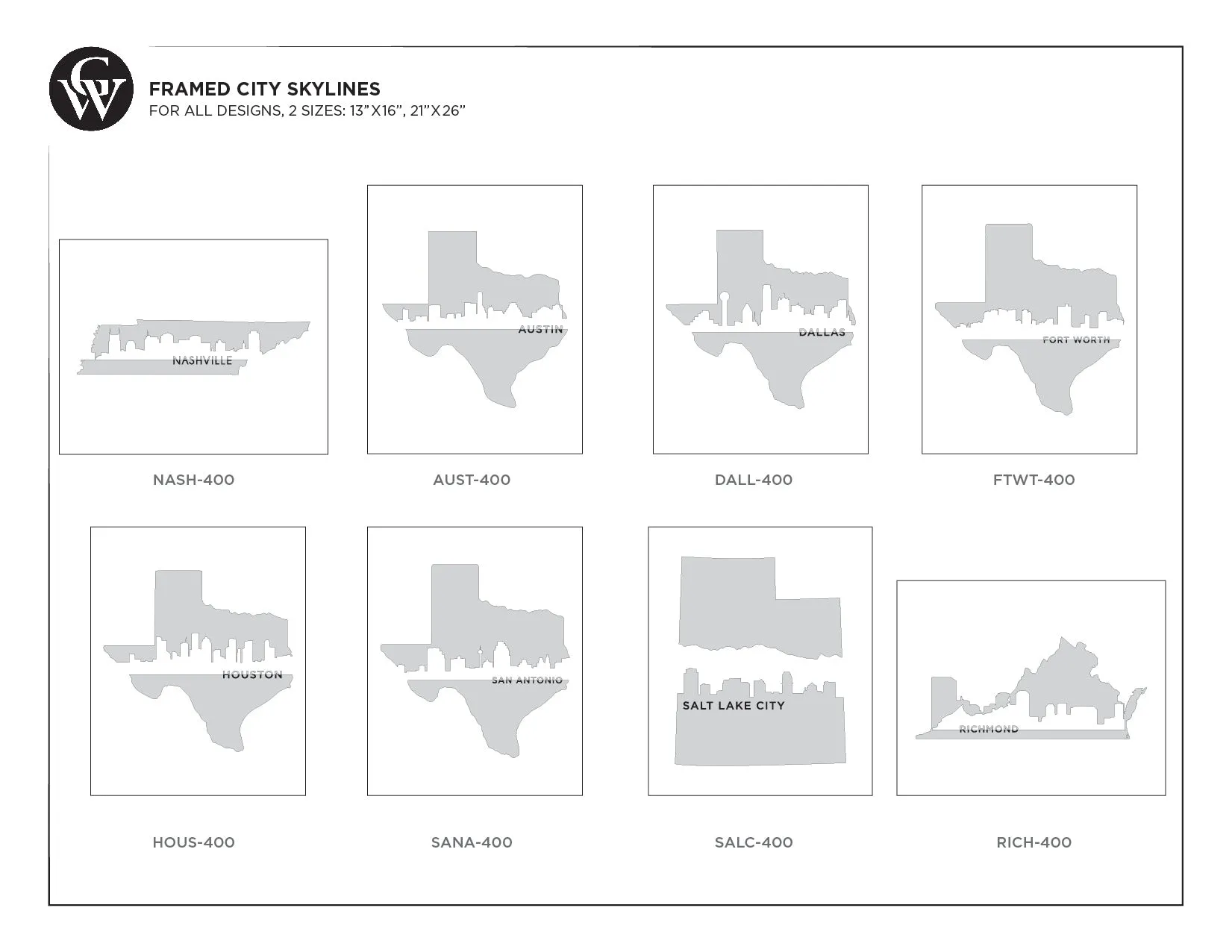 Framed City Skylines