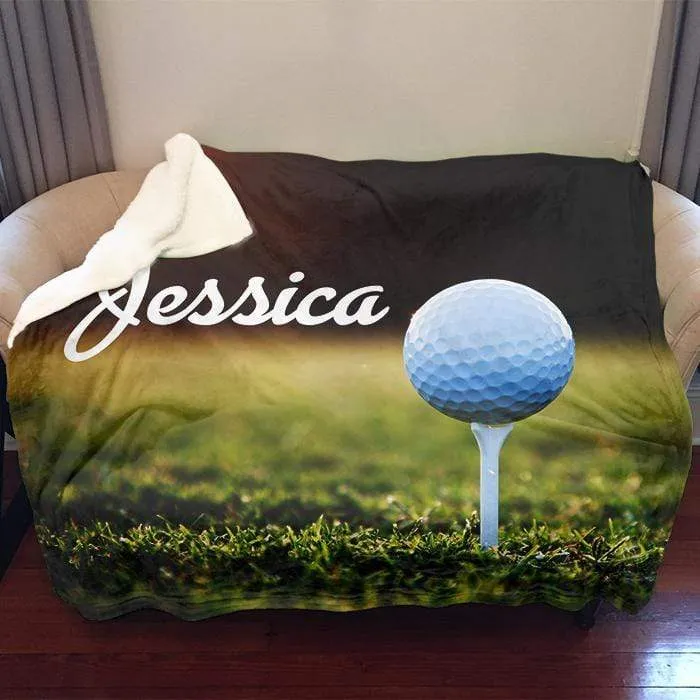 Golf Personalized Blankets