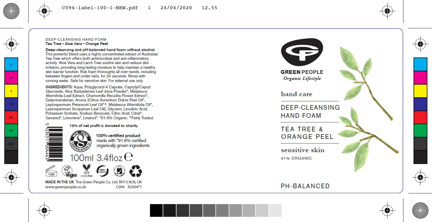 Green People Deep Cleansing Hand Foam 100ml