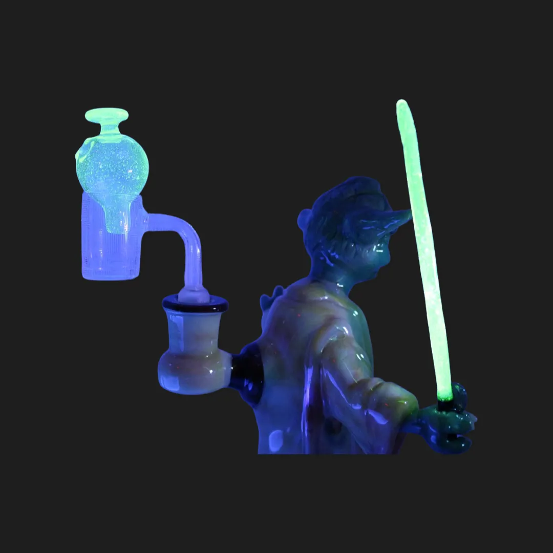 Handblown Yoda by 'Jon Fischbach'