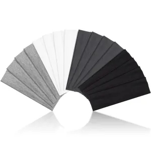 Headbands for Women – 16Pcs Non-Slip Cotton Cloth Headbands for Women'S Hair Accessories, Fashion Sports Hair Bands & Hair Ties, Soft Fabric for Yoga, Running, Workout