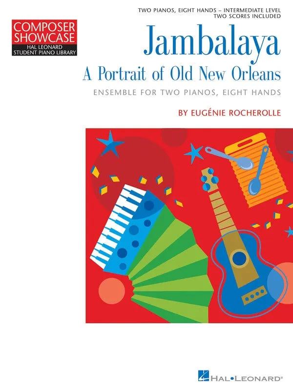 HLSPL JAMBALAYA PIANO DUETS 2 PIANOS 8 HANDS