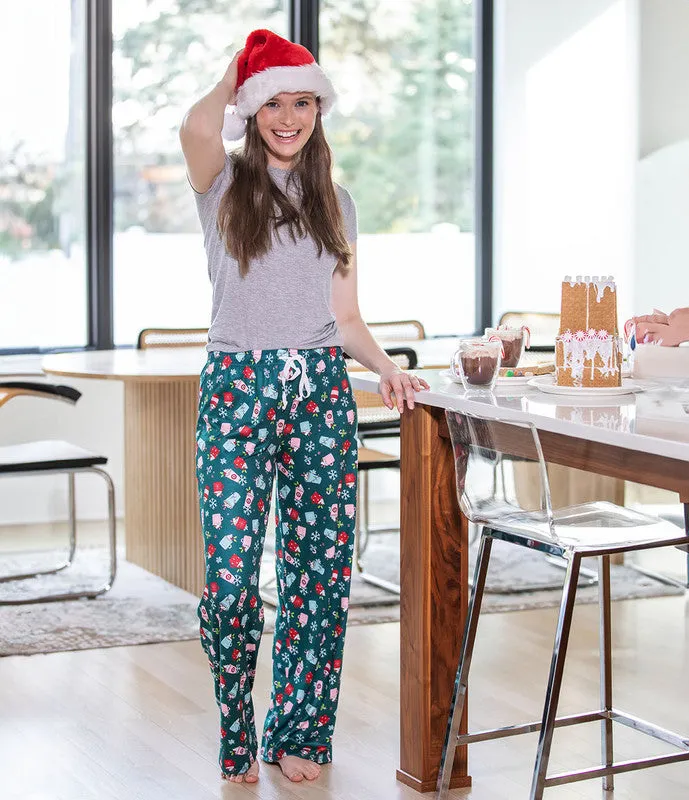 Holiday Lounge Pants - Merry Mocha