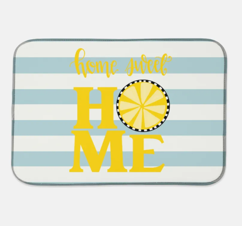 Home Sweet Home Lemon Drying Mat