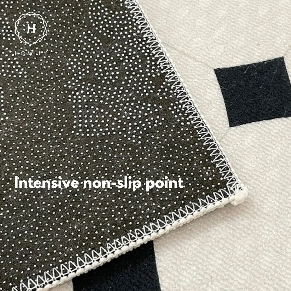 Homlly Modern Contemporary Bedside Corridor Floor Mat Carpet