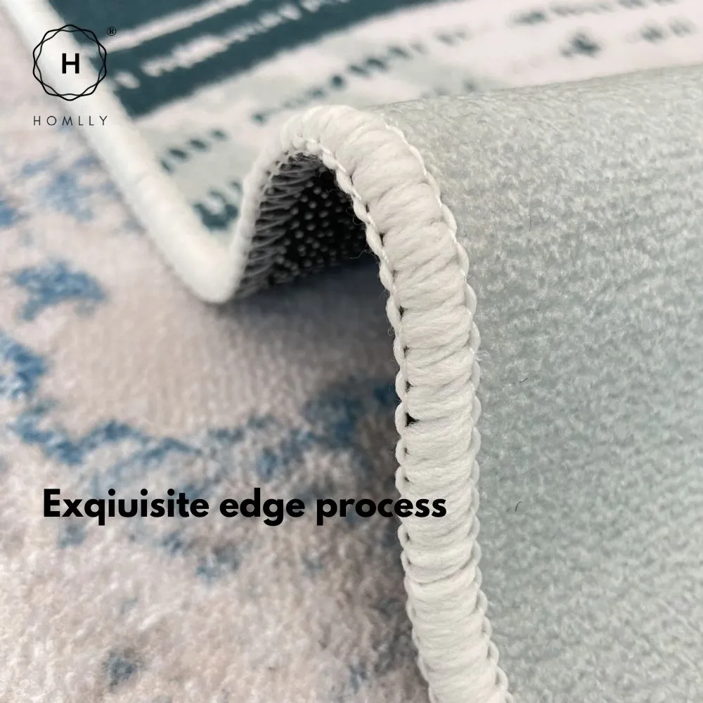 Homlly Modern Contemporary Bedside Corridor Floor Mat Carpet