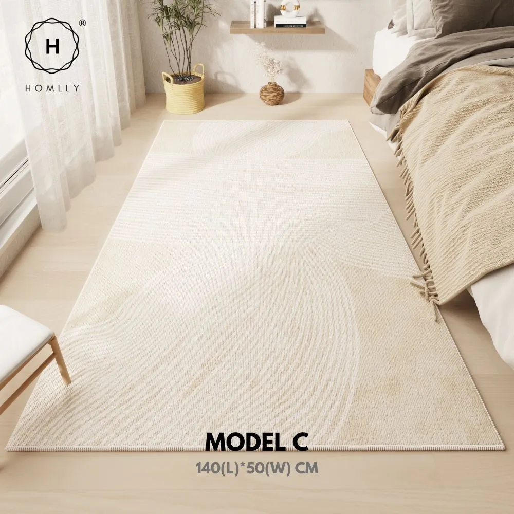 Homlly Modern Contemporary Bedside Corridor Floor Mat Carpet