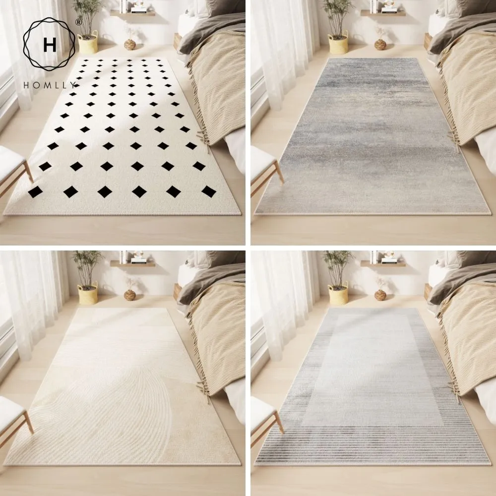 Homlly Modern Contemporary Bedside Corridor Floor Mat Carpet