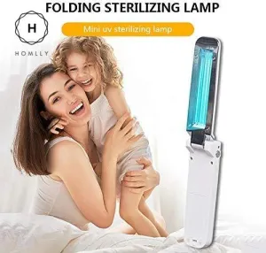 Homlly Portable UV Germicidal Sterilization Sanitizer Wand (White)