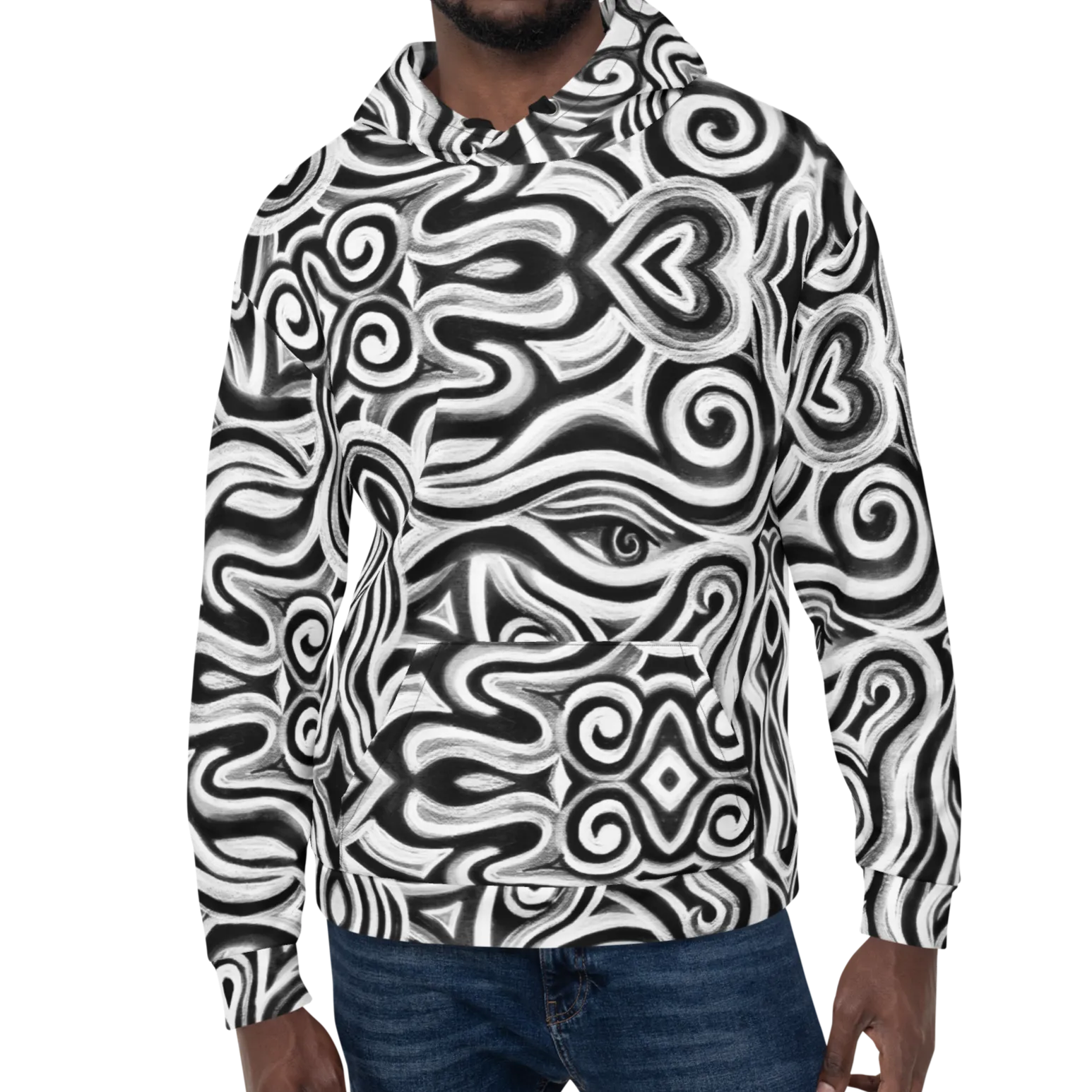 Hooded Sweatshirt- "Time Travel" Design