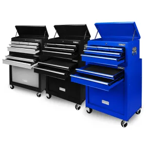 HORUSDY 7-Drawer Tool Storage Trolley Heavy Duty Tool Box Chest with Lockable Storage Cabine