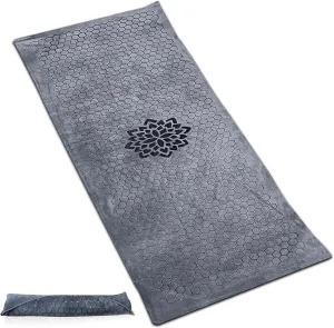 Hot Yoga Mat Towel - Yoga Mat Non Slip w/Honeycomb Design | Easy to Carry Hot Yoga Towel | Perfectly Sized Non Slip Yoga Mat 73” x 26” | Soft & Durable Hot Yoga Towels
