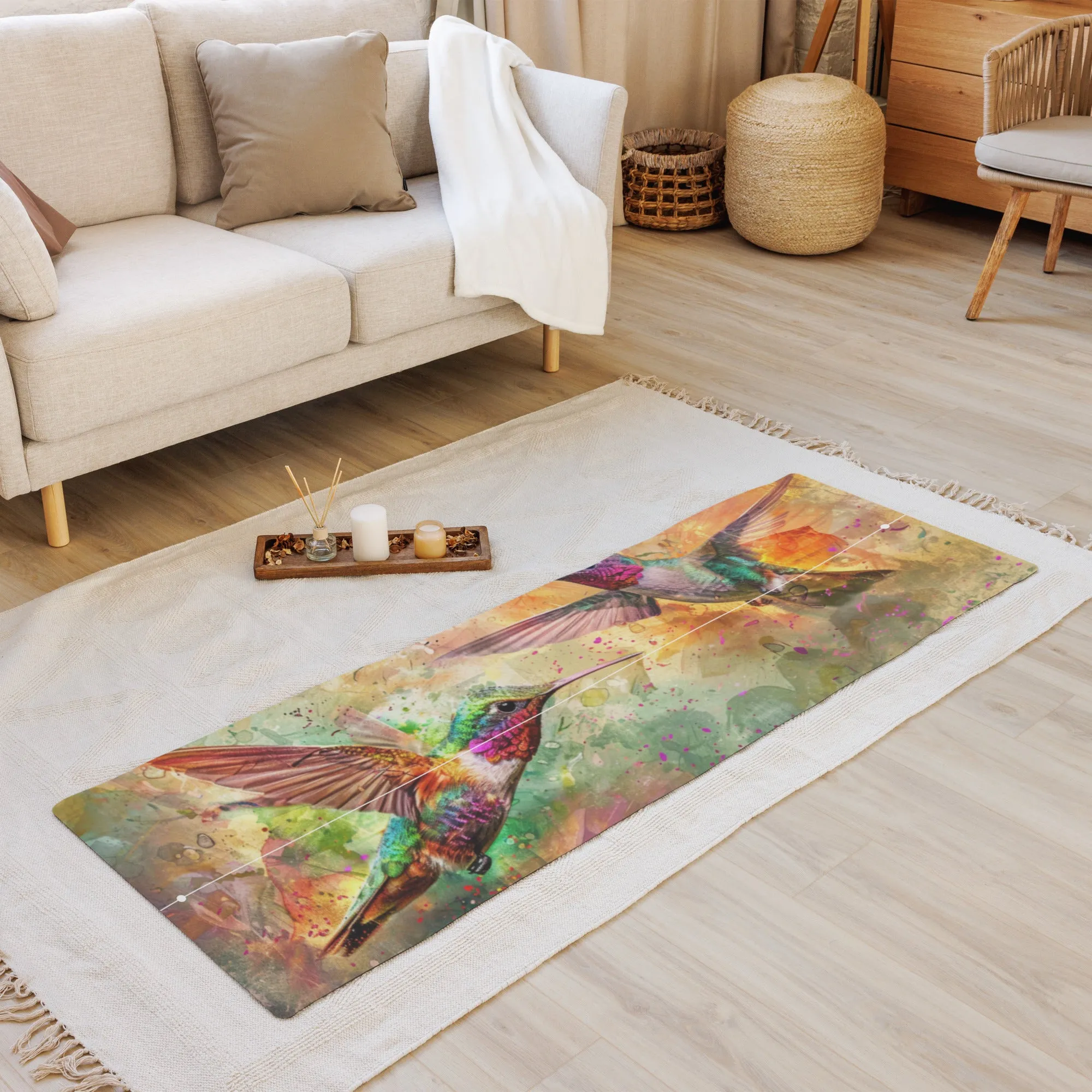 Hummingbird Two Alignment Yoga mat