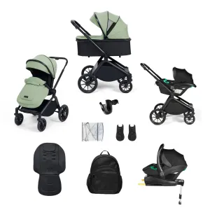 Ickle Bubba Altima Aio Bundle with i-Size Isofix Car Seat & Base (SAGE GREEN)