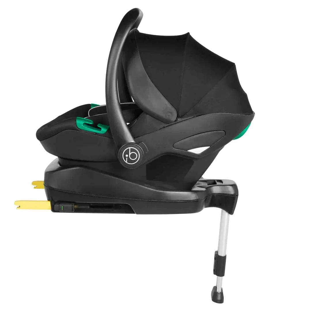 Ickle Bubba Altima All-in-One (Stratus) i-Size Travel System with Isofix Base - Black