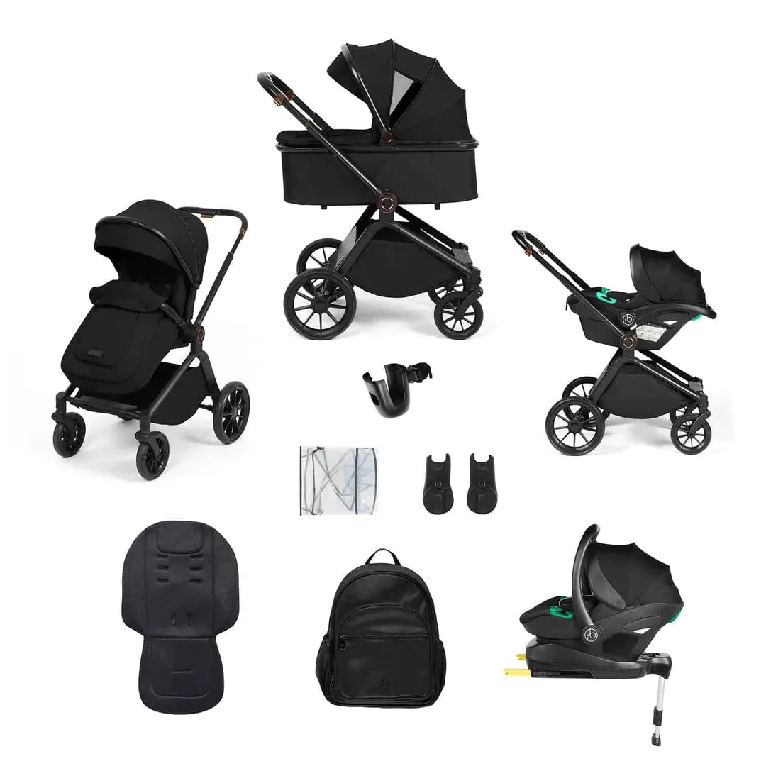 Ickle Bubba Altima All-in-One (Stratus) i-Size Travel System with Isofix Base - Black