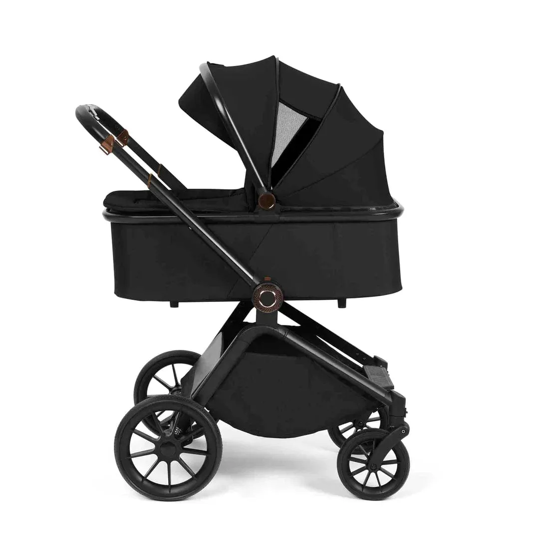 Ickle Bubba Altima All-in-One (Stratus) i-Size Travel System with Isofix Base - Black