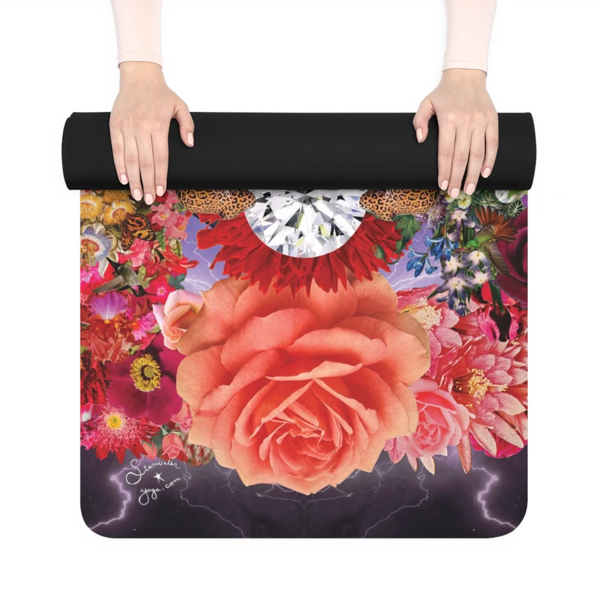 INDESTRUCTIBLE SPIRIT // Vajra Rose Yoga Mat