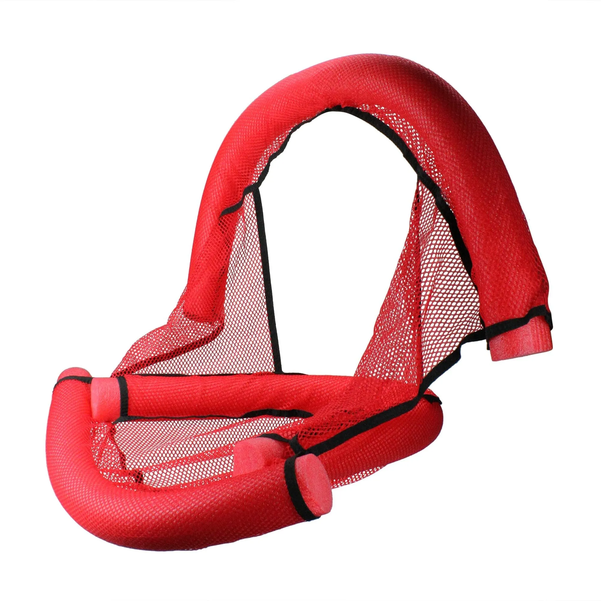 Inflatable Red and Black Foam Noodle Fun Seat 30-inch 30"