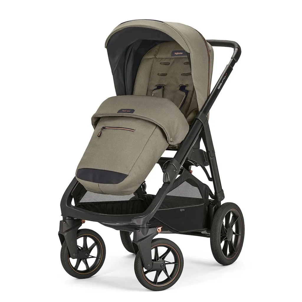 INGLESINA Aptica XT 5 Piece Travel Systems with Car Seat and 360 Rotating Isofix Base - Tuareg Beige