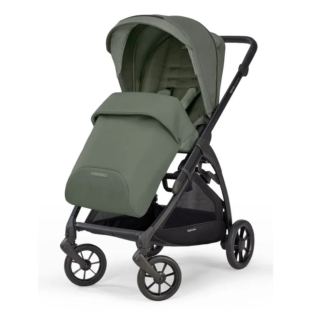 INGLESINA Electa 5 Piece Travel Systems With 360 Rotating Isofix Base - Tribeca Green