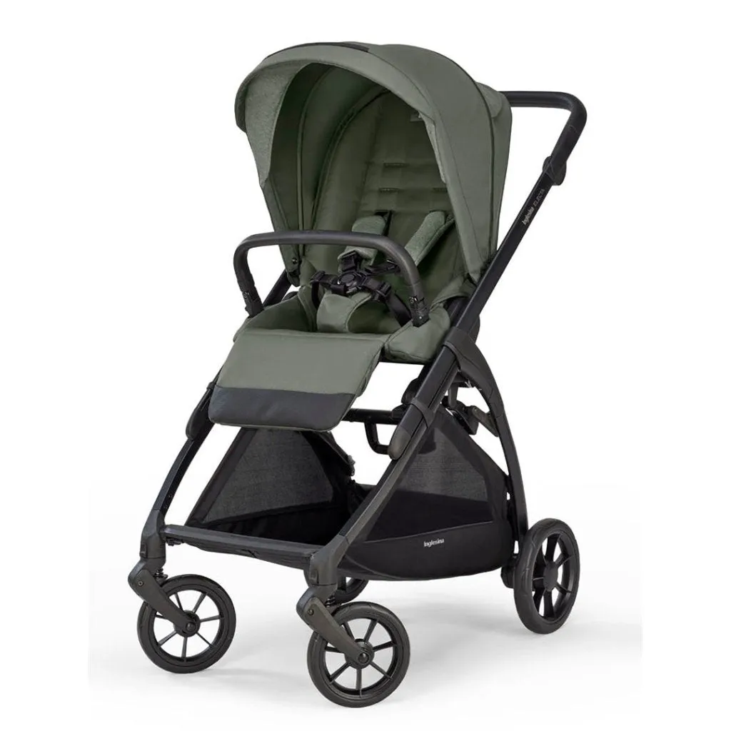 INGLESINA Electa 5 Piece Travel Systems With 360 Rotating Isofix Base - Tribeca Green