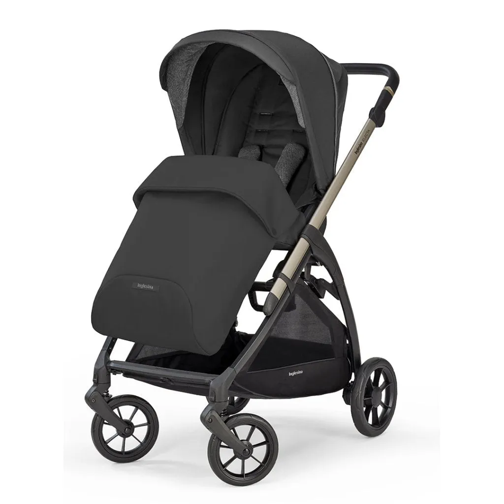 INGLESINA Electa 5 Piece Travel Systems With 360 Rotating Isofix Base  - Upper Black