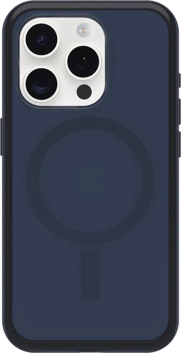 iPhone 16 Pro Max Otterbox Symmetry Clear w/ MagSafe Series Case - Blue - Blue Bear